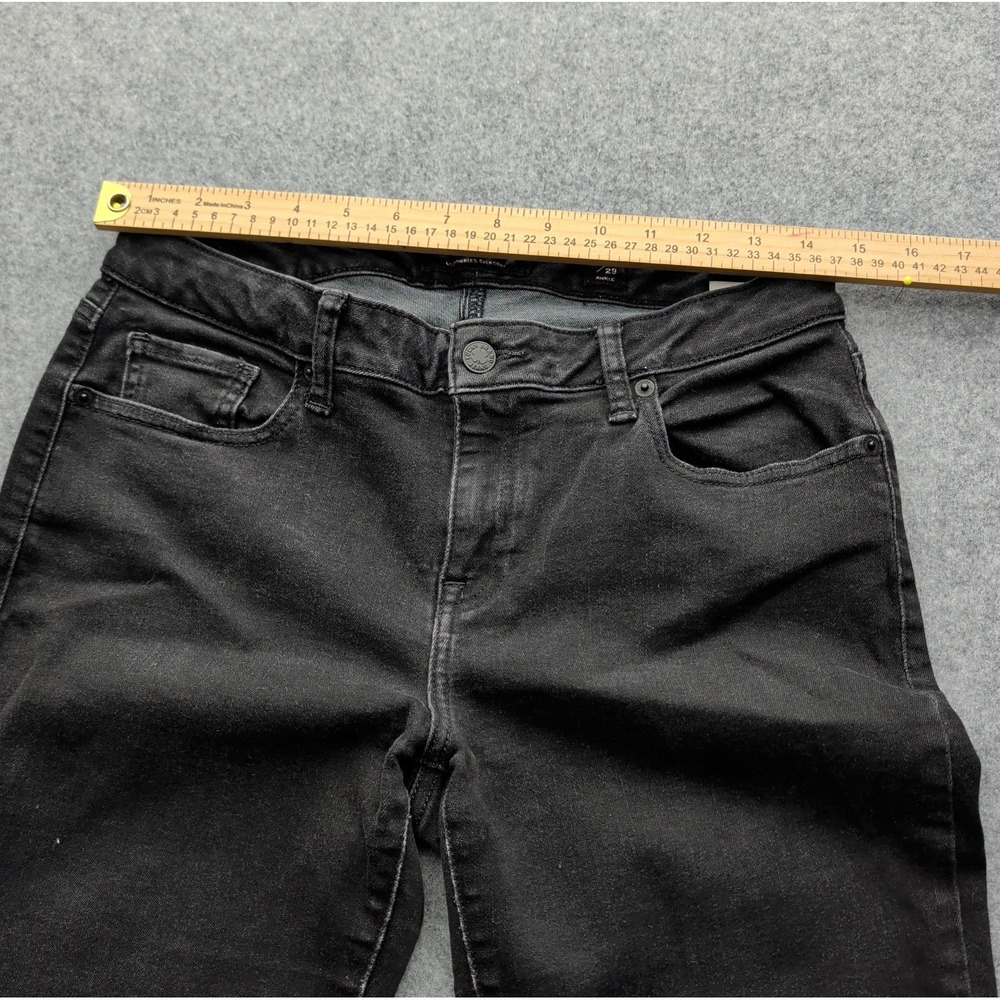 Lucky Brand Women Size 8/29 Black Lolita Boot Denim Jean Casual Stretch - Picture 11 of 16